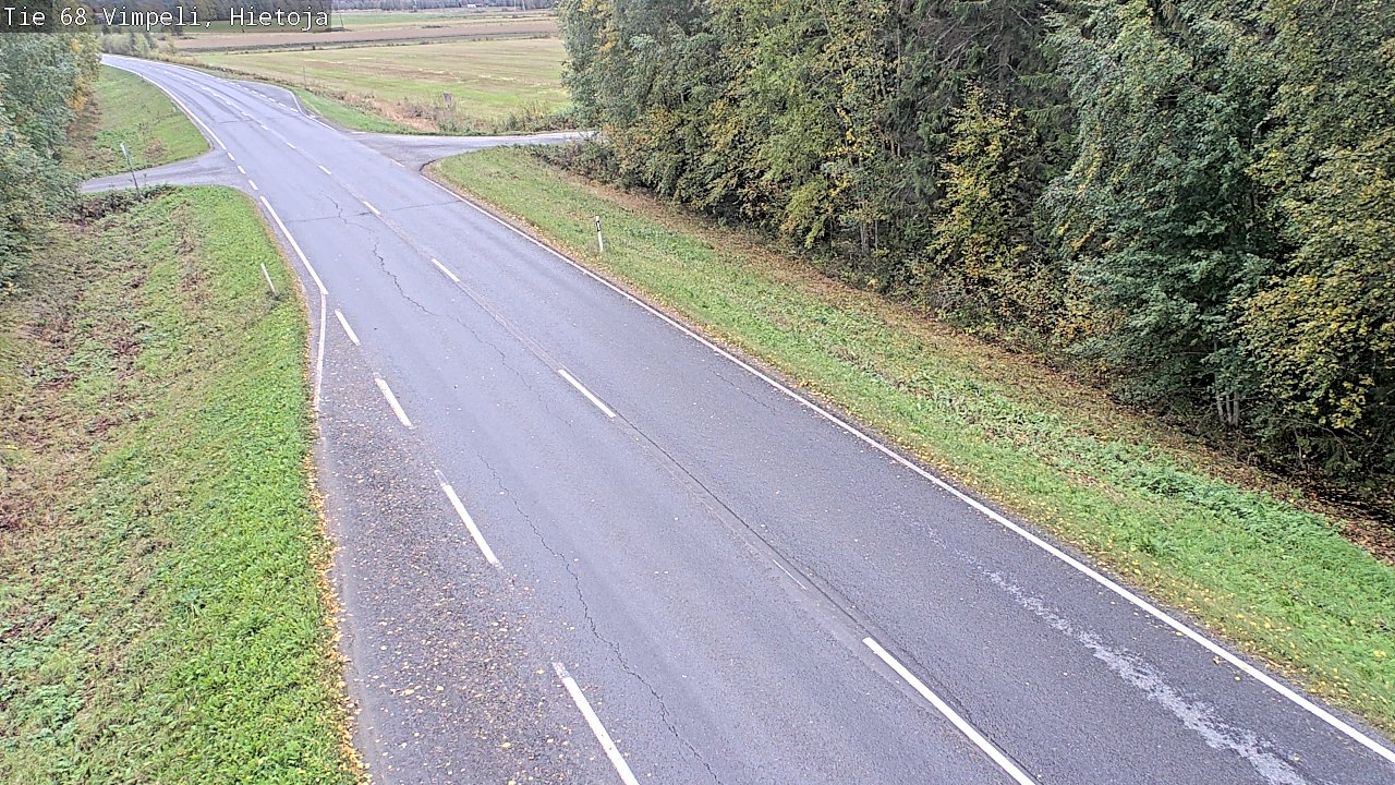 Weather Camera Image Road 68 Vimpeli, Hietoja, Vimpeli, Etelä-Pohjanmaa