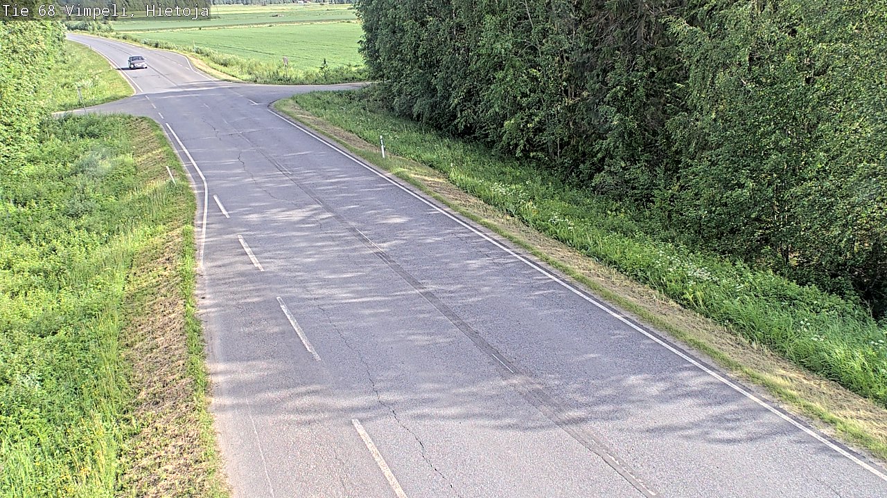 Weather Camera Image Road 68 Vimpeli, Hietoja, Vimpeli, Etelä-Pohjanmaa