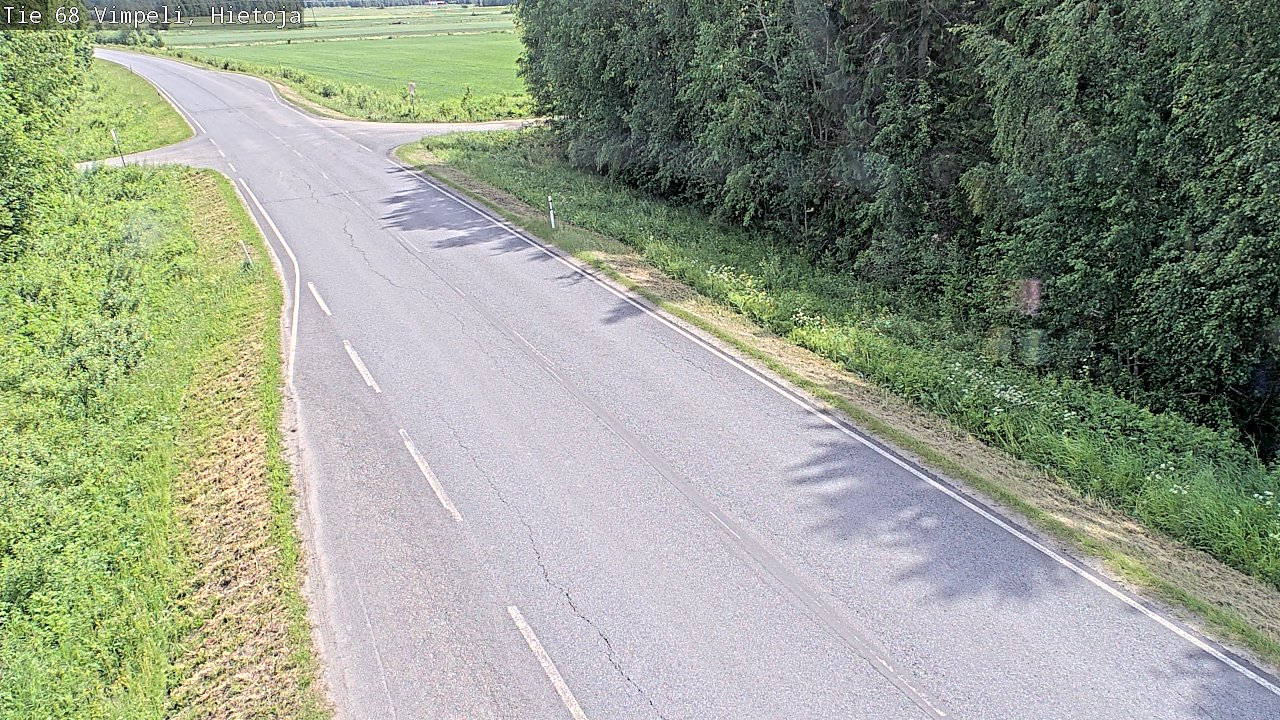 Weather Camera Image Road 68 Vimpeli, Hietoja, Vimpeli, Etelä-Pohjanmaa