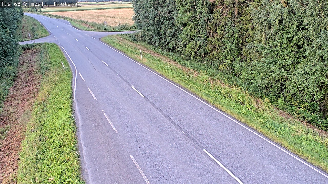 Weather Camera Image Väg 68 Vindala, Hietoja, Vimpeli, Etelä-Pohjanmaa