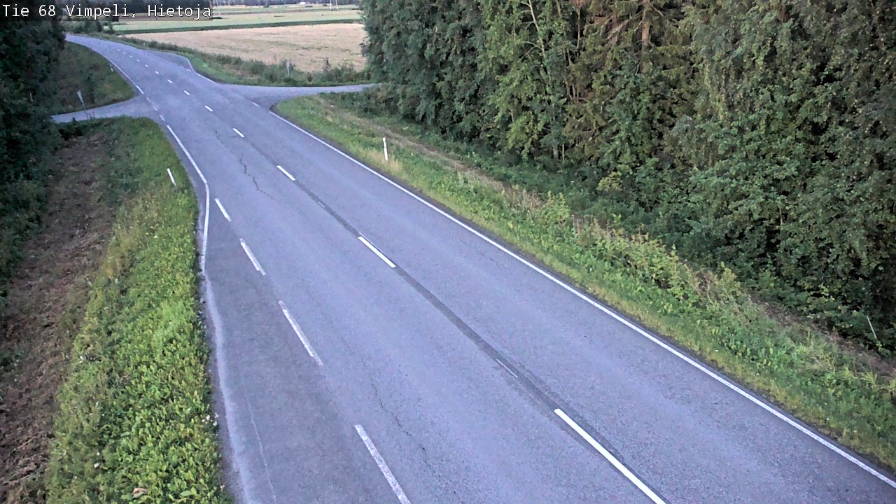 Weather Camera Image Väg 68 Vindala, Hietoja, Vimpeli, Etelä-Pohjanmaa