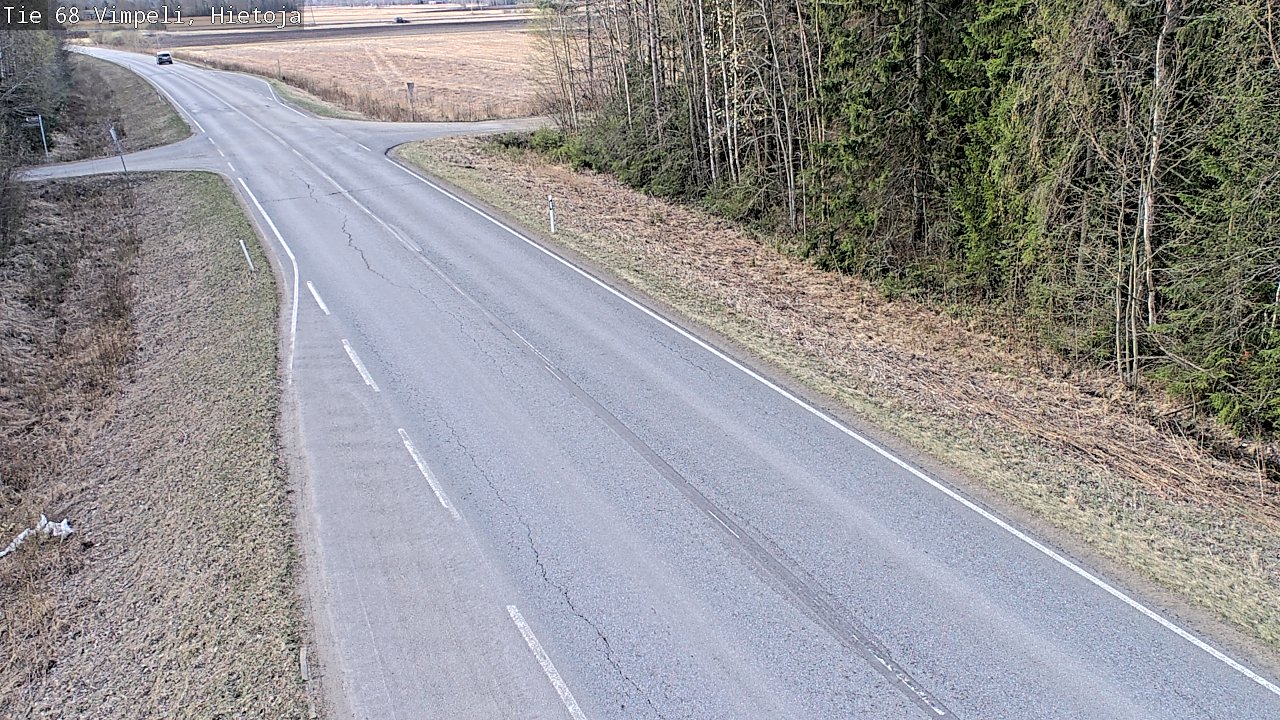 Weather Camera Image Road 68 Vimpeli, Hietoja, Vimpeli, Etelä-Pohjanmaa