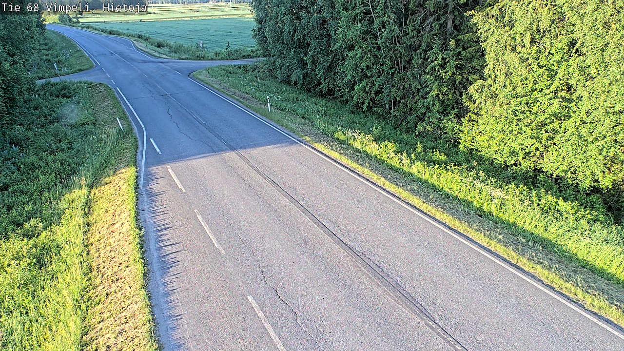 Weather Camera Image Road 68 Vimpeli, Hietoja, Vimpeli, Etelä-Pohjanmaa