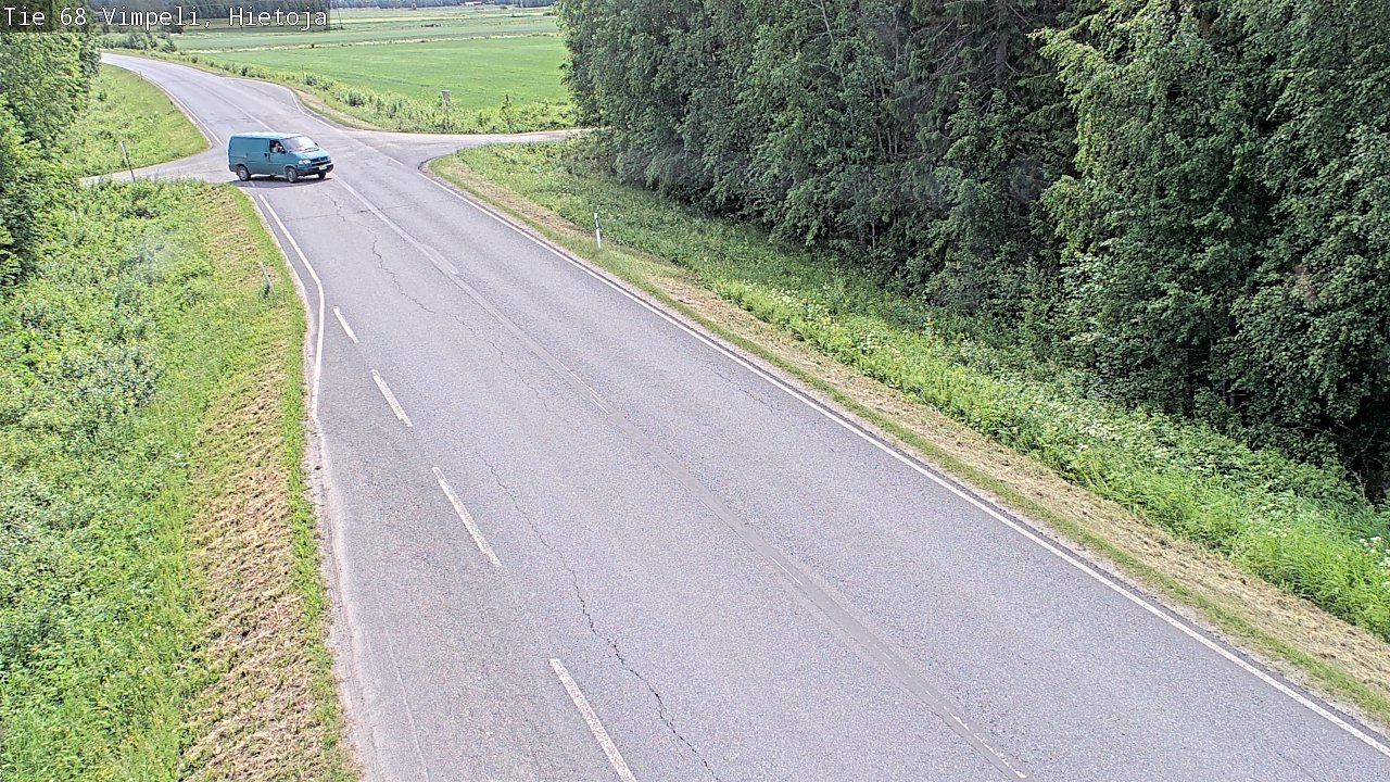 Weather Camera Image Road 68 Vimpeli, Hietoja, Vimpeli, Etelä-Pohjanmaa