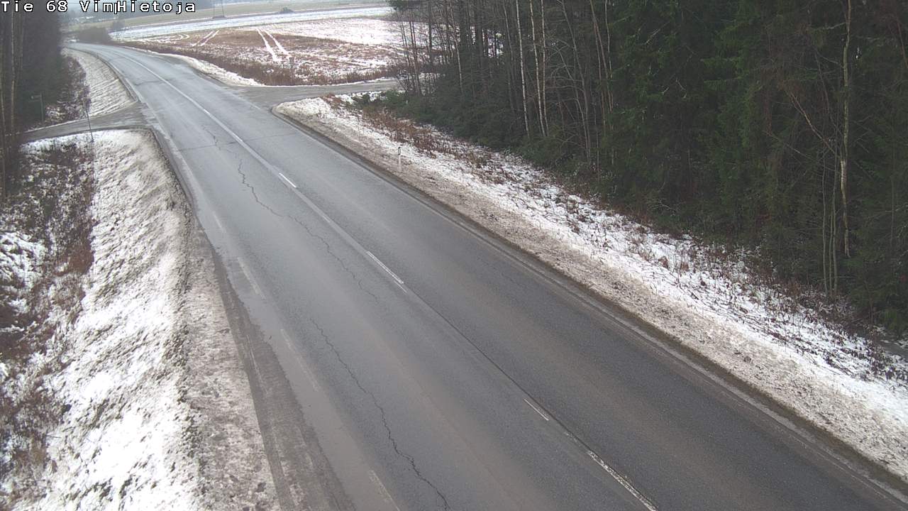 Weather Camera Image Road 68 Vimpeli, Hietoja, Vimpeli, Etelä-Pohjanmaa