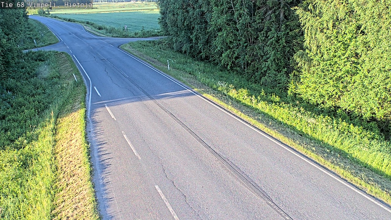 Weather Camera Image Road 68 Vimpeli, Hietoja, Vimpeli, Etelä-Pohjanmaa