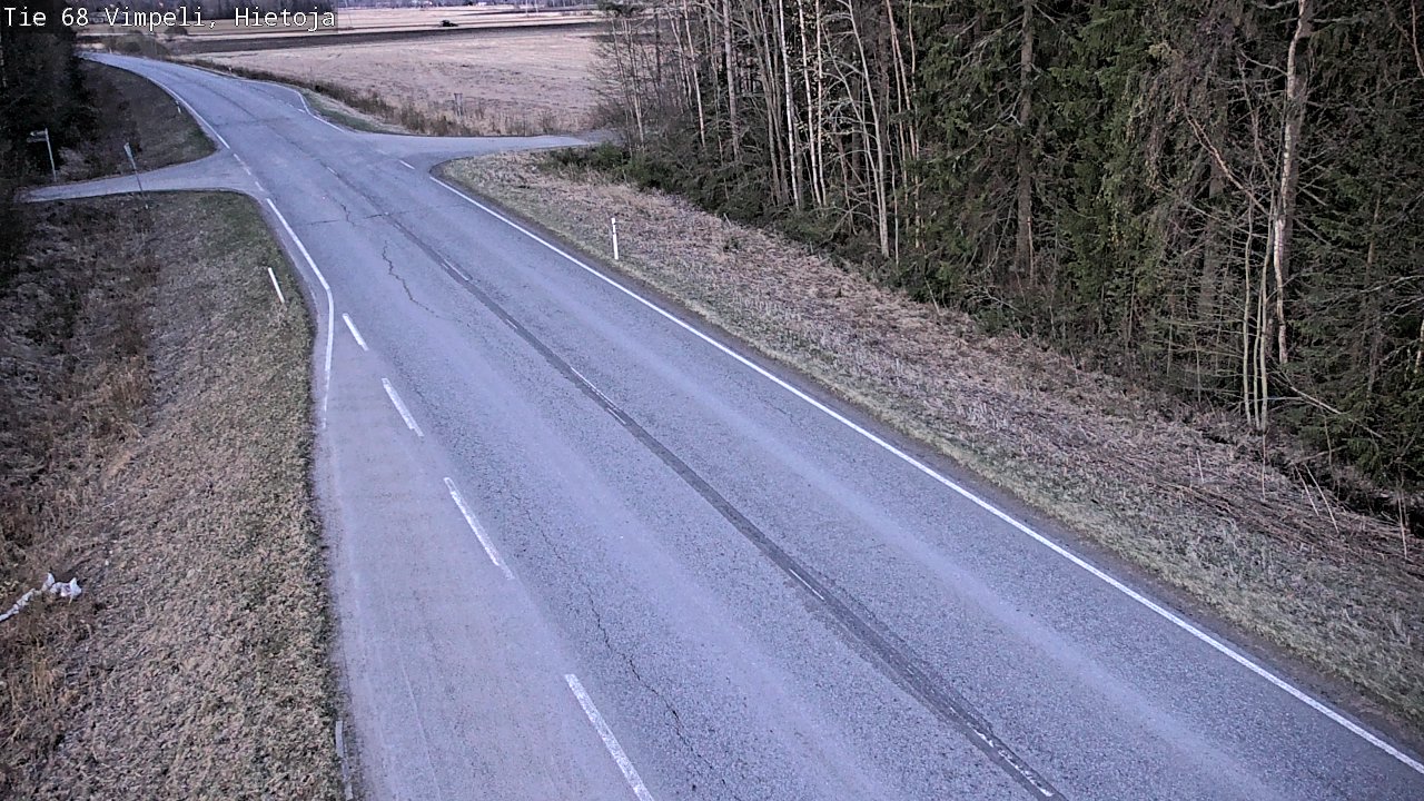 Weather Camera Image Road 68 Vimpeli, Hietoja, Vimpeli, Etelä-Pohjanmaa