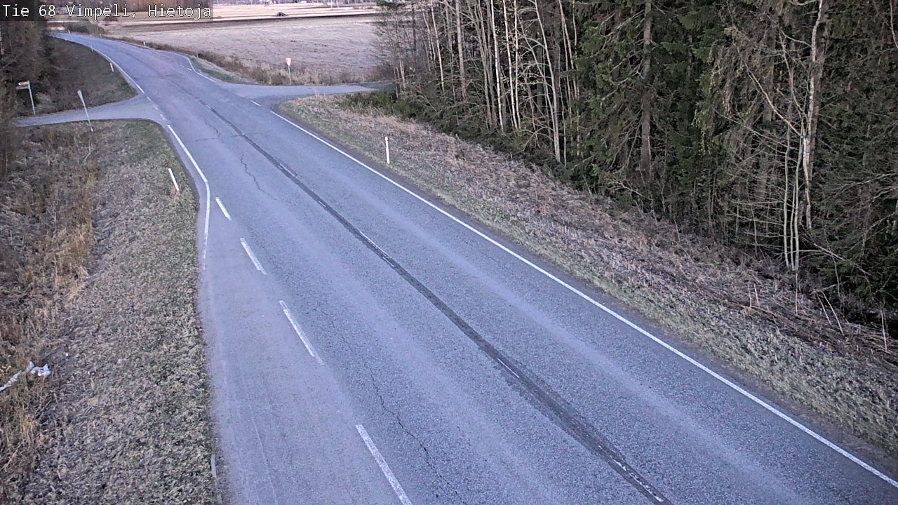 Weather Camera Image Road 68 Vimpeli, Hietoja, Vimpeli, Etelä-Pohjanmaa