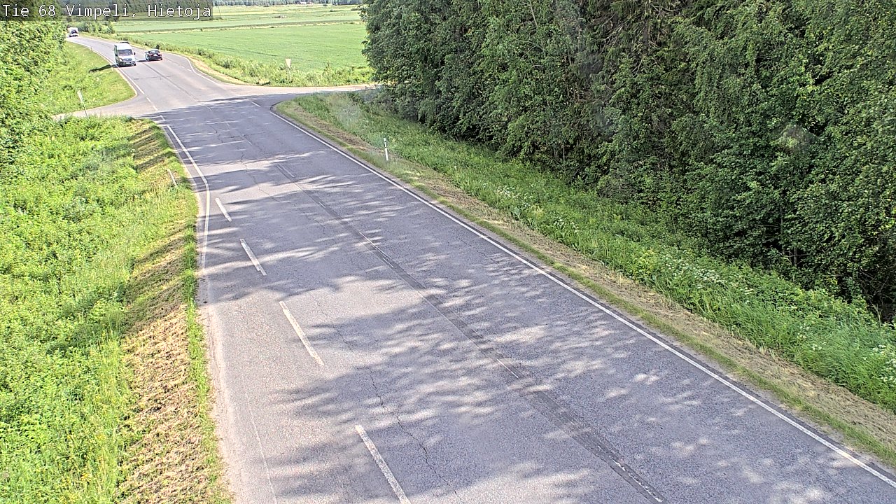 Weather Camera Image Road 68 Vimpeli, Hietoja, Vimpeli, Etelä-Pohjanmaa