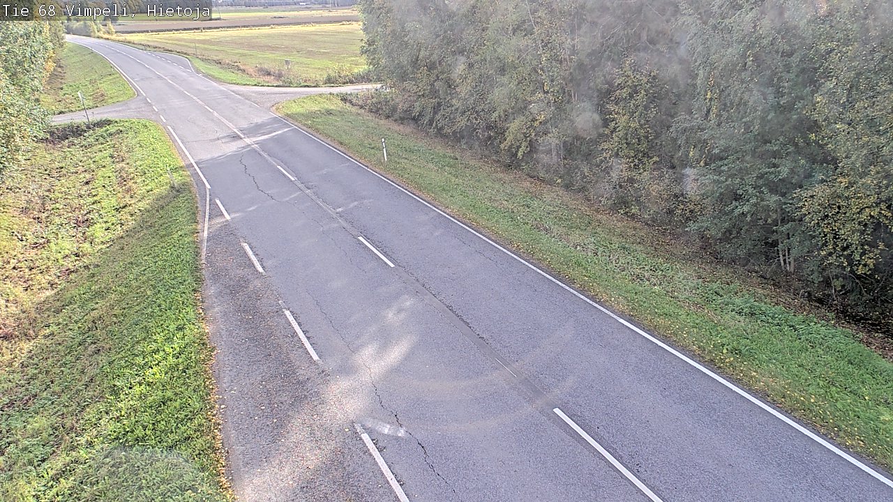 Weather Camera Image Road 68 Vimpeli, Hietoja, Vimpeli, Etelä-Pohjanmaa