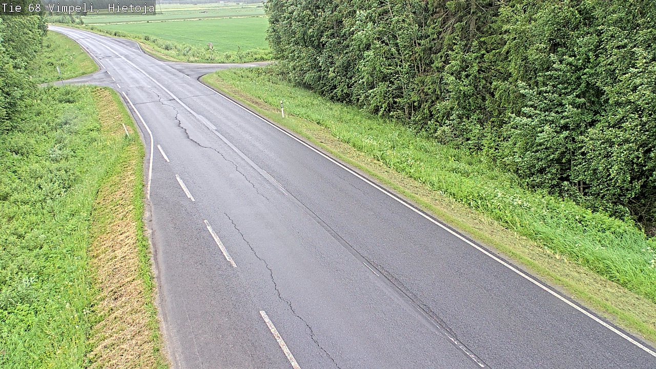 Weather Camera Image Road 68 Vimpeli, Hietoja, Vimpeli, Etelä-Pohjanmaa