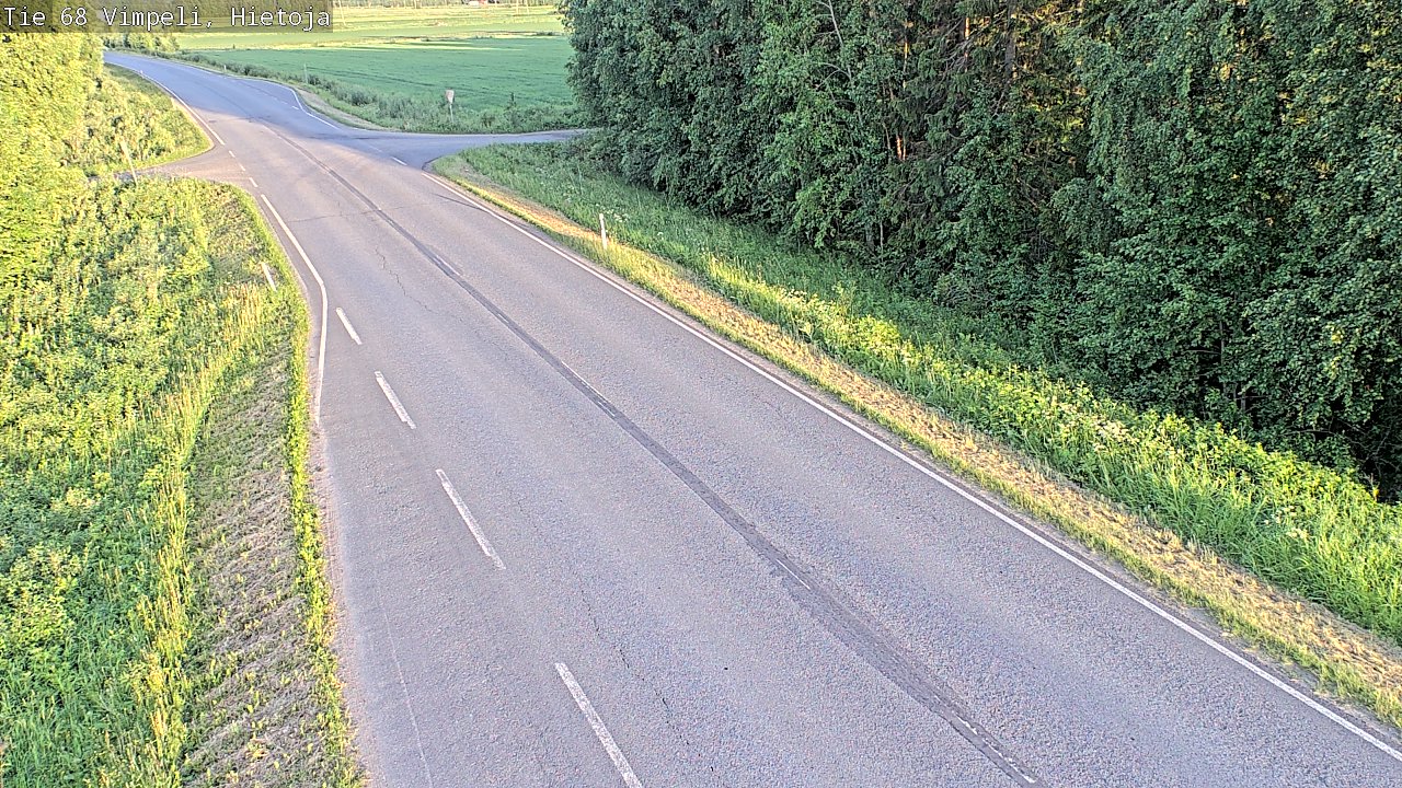 Weather Camera Image Road 68 Vimpeli, Hietoja, Vimpeli, Etelä-Pohjanmaa
