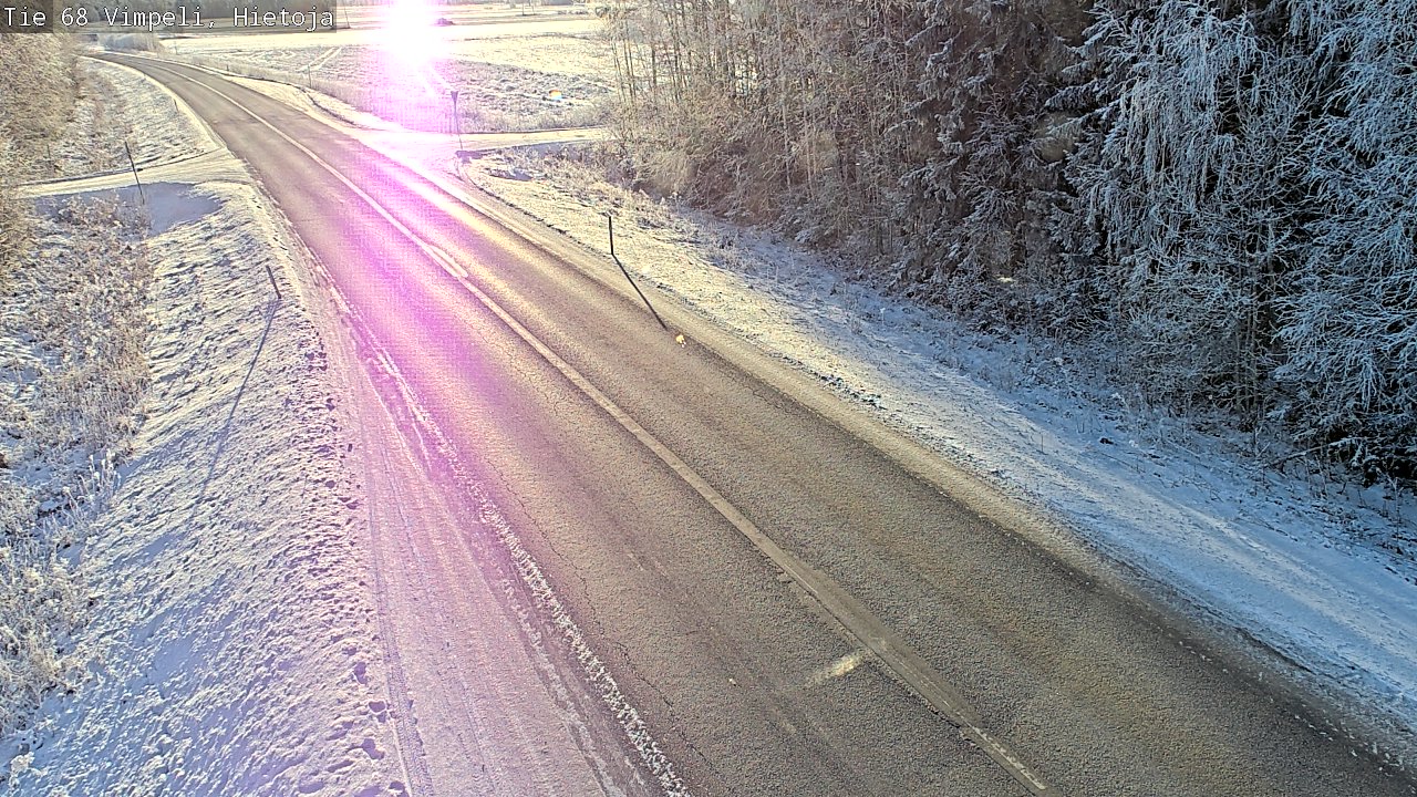 Weather Camera Image Road 68 Vimpeli, Hietoja, Vimpeli, Etelä-Pohjanmaa