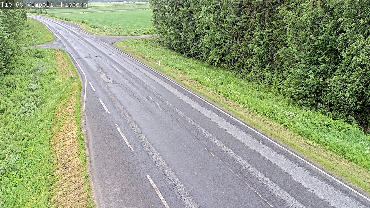 Weather Camera Image Road 68 Vimpeli, Hietoja, Vimpeli, Etelä-Pohjanmaa