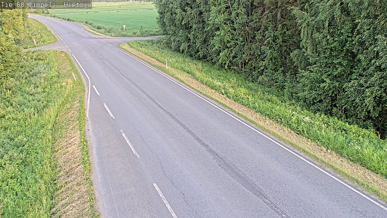 Weather Camera Image Road 68 Vimpeli, Hietoja, Vimpeli, Etelä-Pohjanmaa