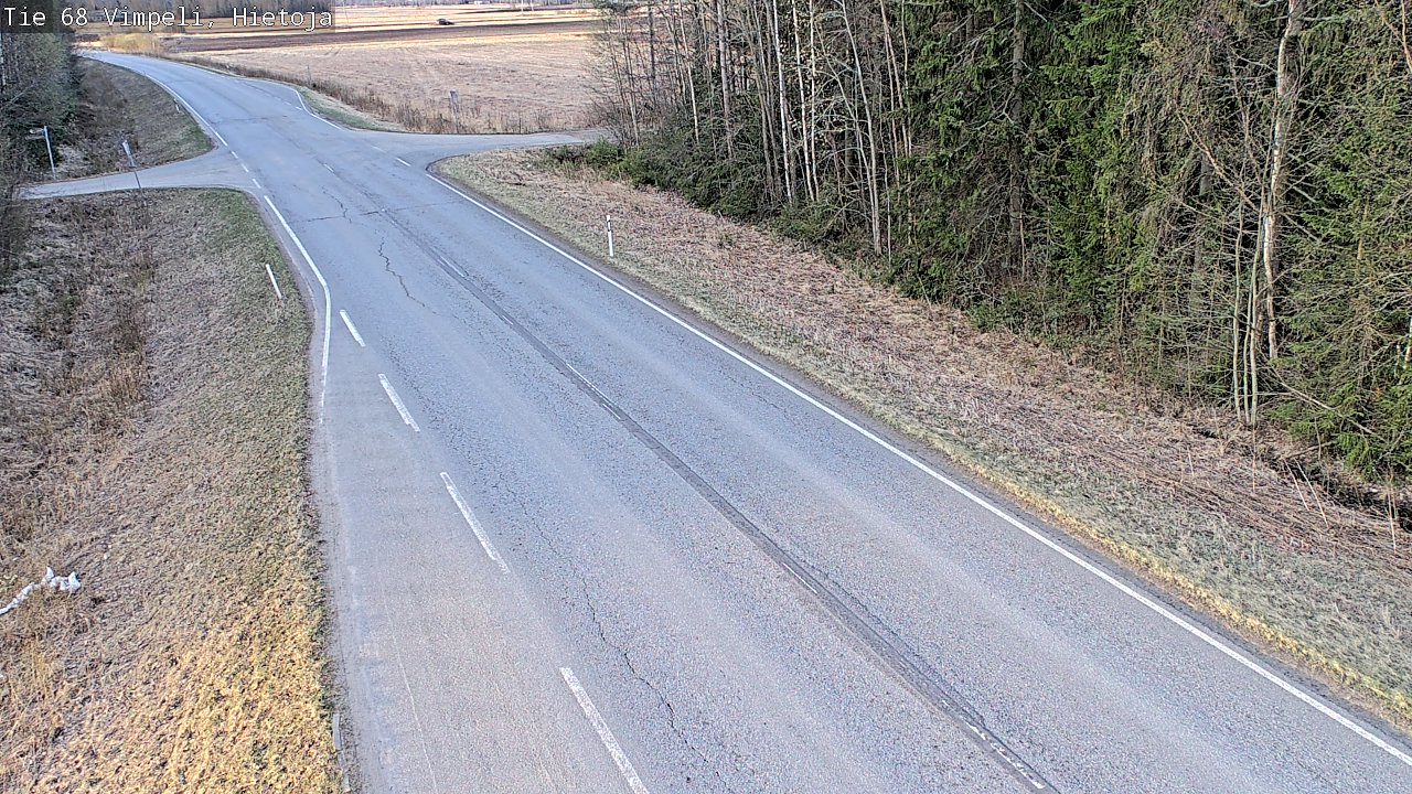 Weather Camera Image Road 68 Vimpeli, Hietoja, Vimpeli, Etelä-Pohjanmaa