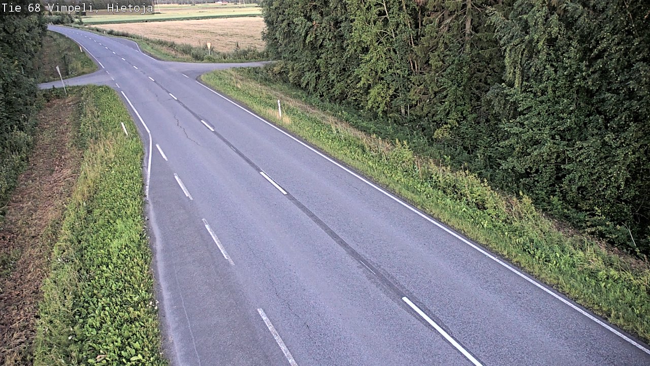 Weather Camera Image Väg 68 Vindala, Hietoja, Vimpeli, Etelä-Pohjanmaa