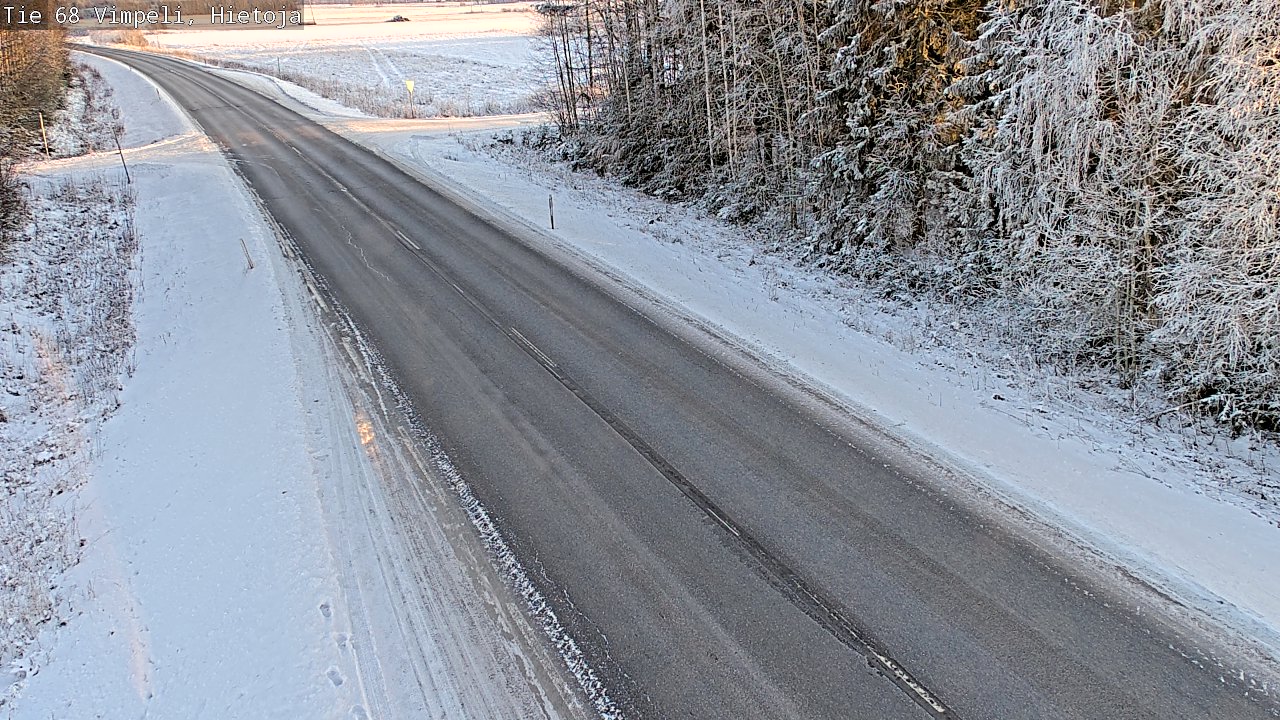 Weather Camera Image Road 68 Vimpeli, Hietoja, Vimpeli, Etelä-Pohjanmaa
