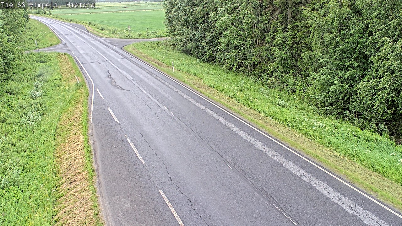 Weather Camera Image Väg 68 Vindala, Hietoja, Vimpeli, Etelä-Pohjanmaa