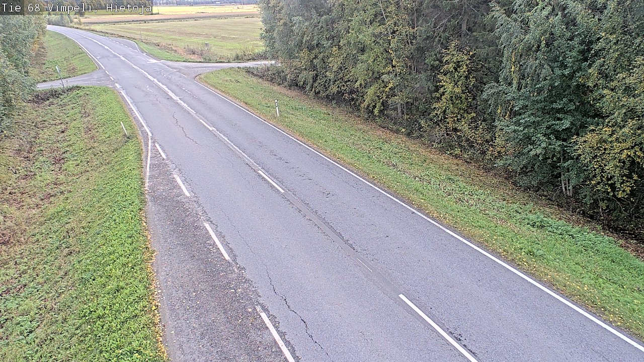 Weather Camera Image Road 68 Vimpeli, Hietoja, Vimpeli, Etelä-Pohjanmaa