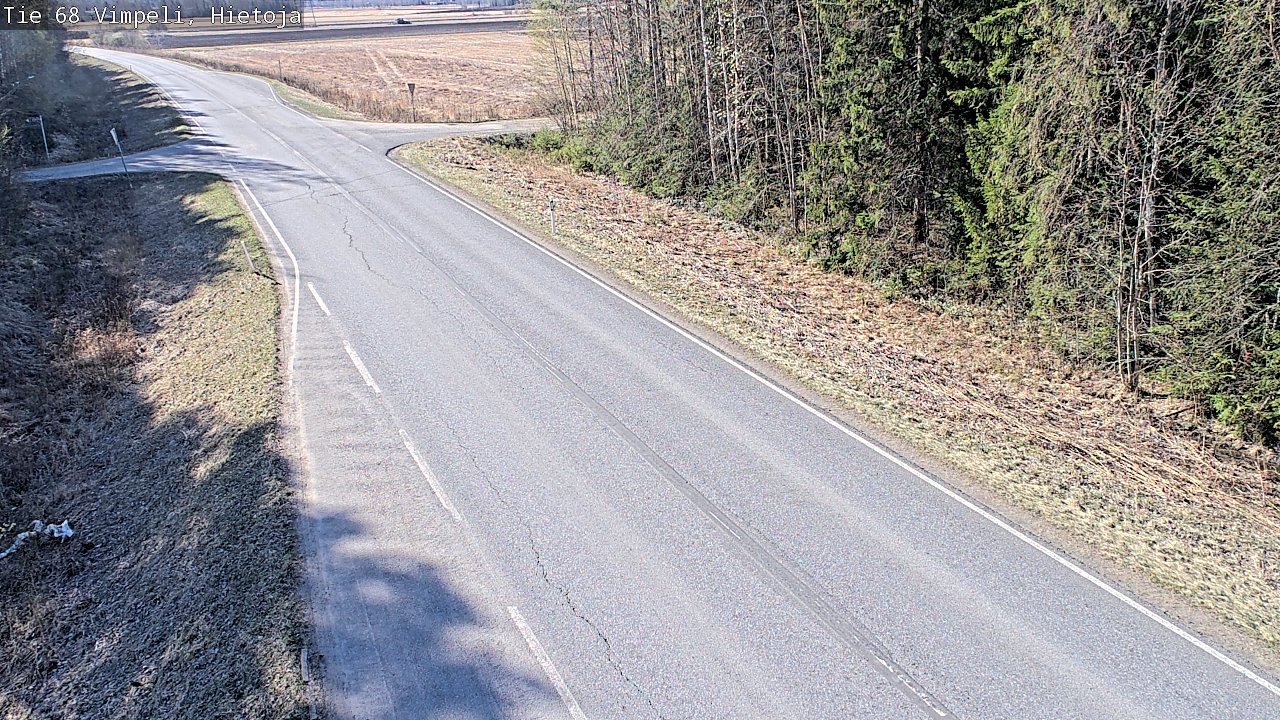 Weather Camera Image Väg 68 Vindala, Hietoja, Vimpeli, Etelä-Pohjanmaa