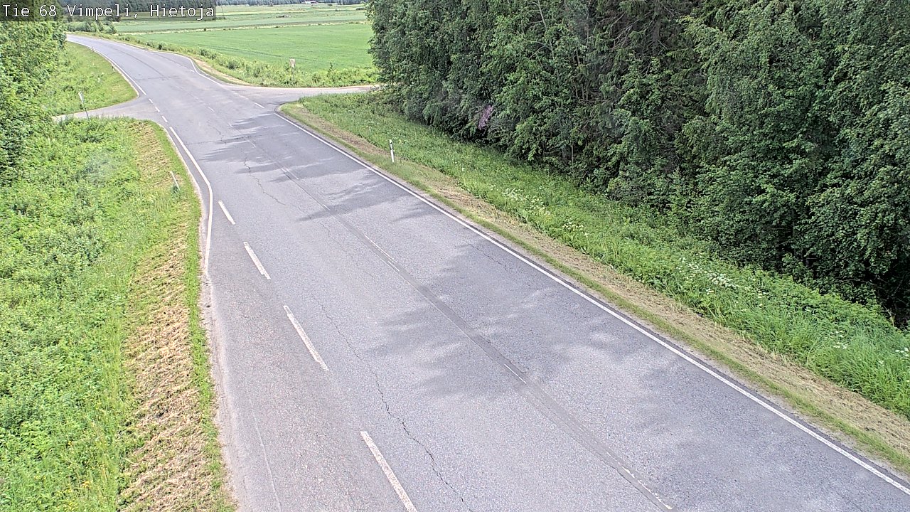 Weather Camera Image Road 68 Vimpeli, Hietoja, Vimpeli, Etelä-Pohjanmaa