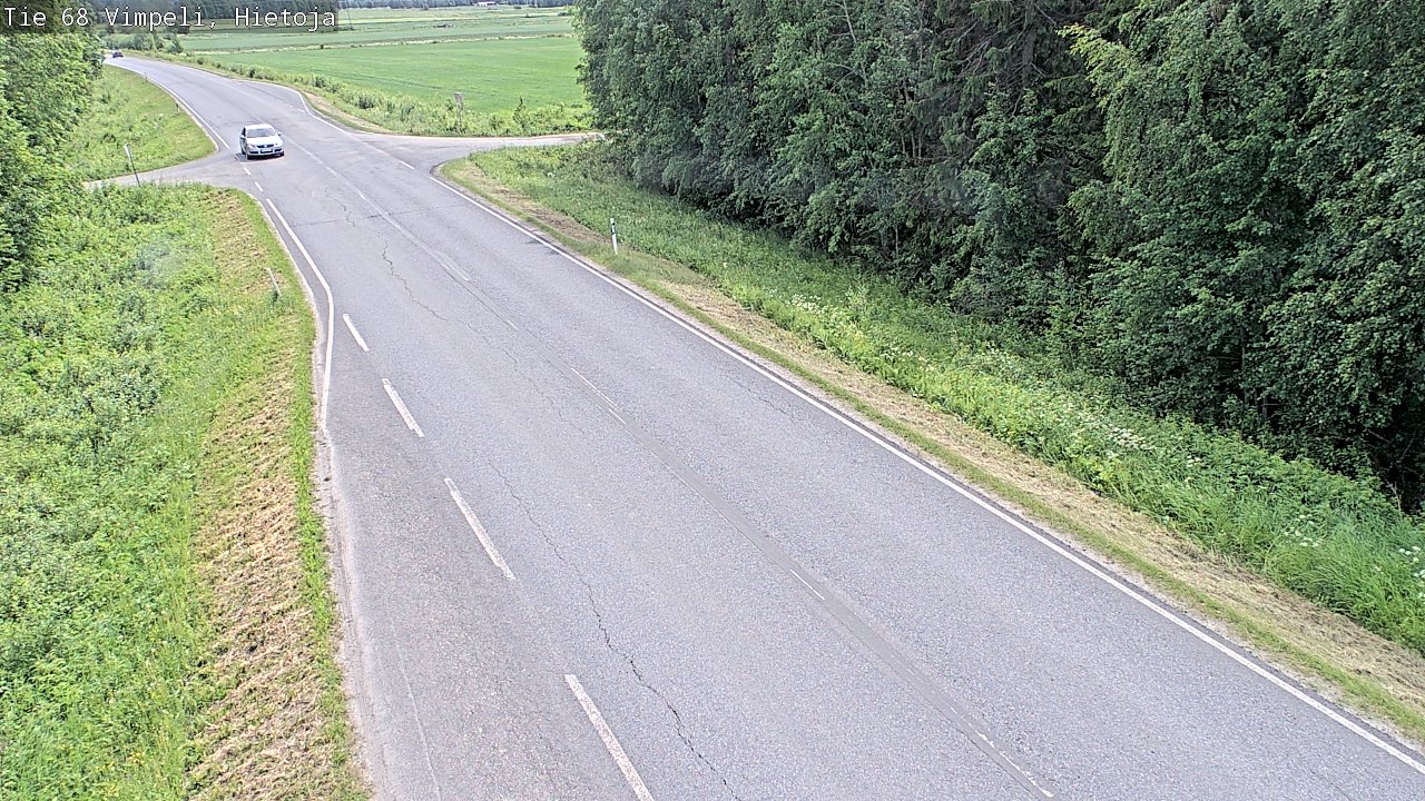 Weather Camera Image Road 68 Vimpeli, Hietoja, Vimpeli, Etelä-Pohjanmaa