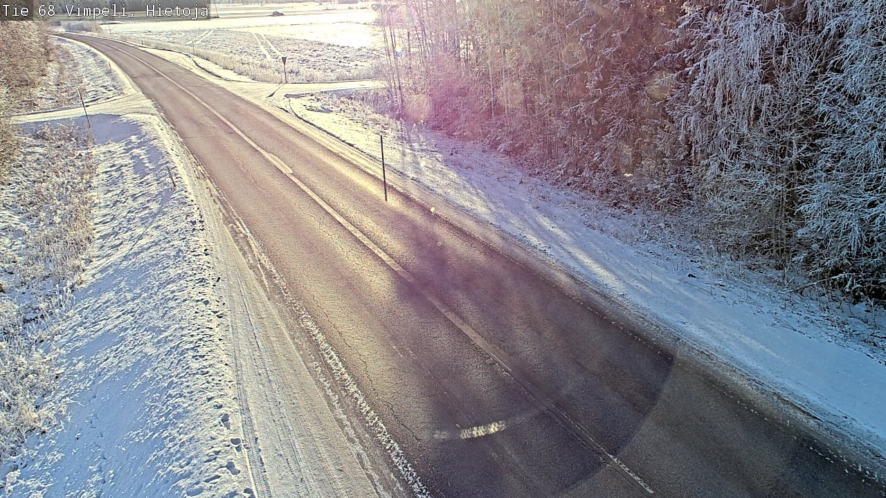 Weather Camera Image Road 68 Vimpeli, Hietoja, Vimpeli, Etelä-Pohjanmaa