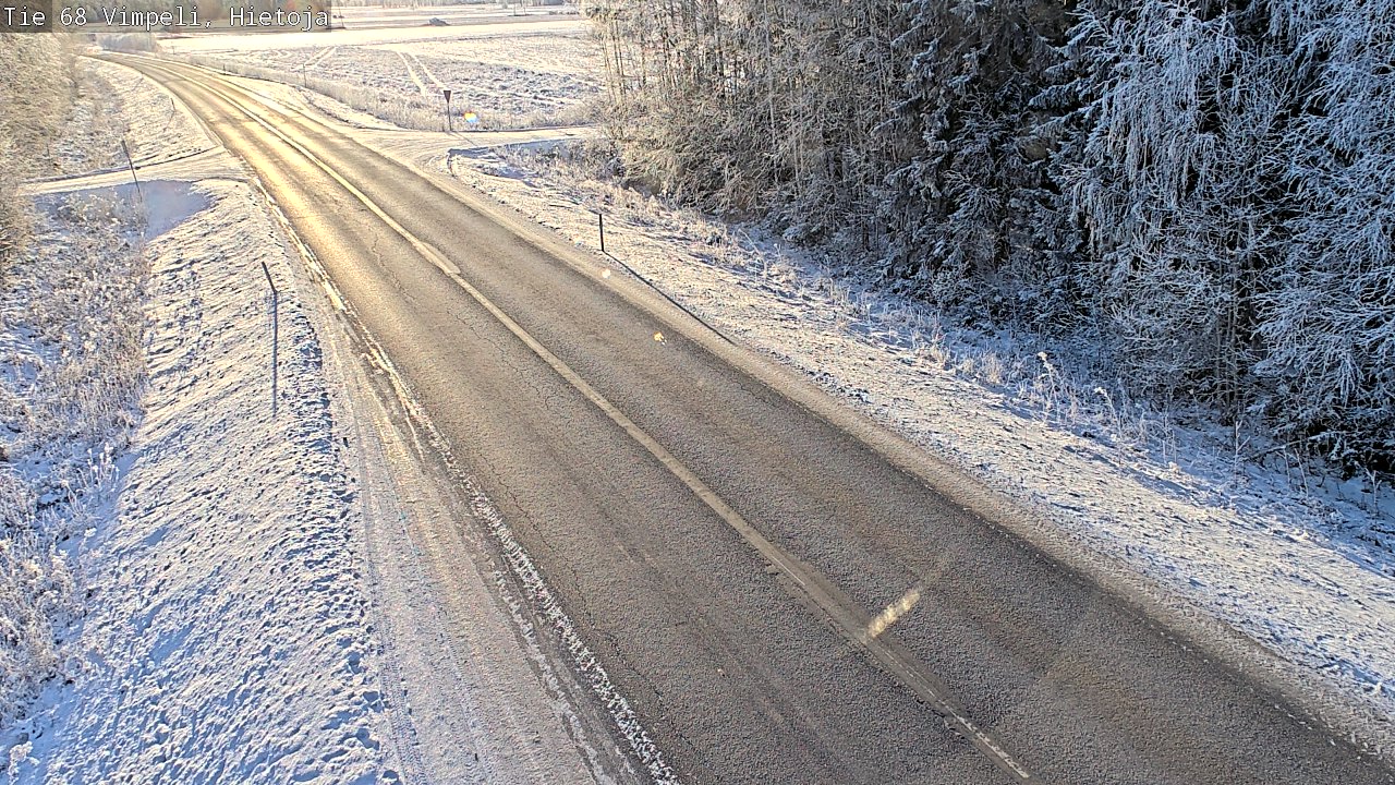 Weather Camera Image Road 68 Vimpeli, Hietoja, Vimpeli, Etelä-Pohjanmaa