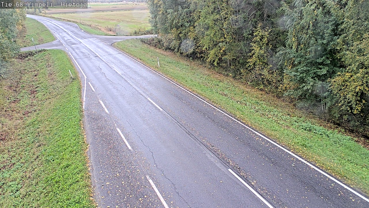 Weather Camera Image Road 68 Vimpeli, Hietoja, Vimpeli, Etelä-Pohjanmaa
