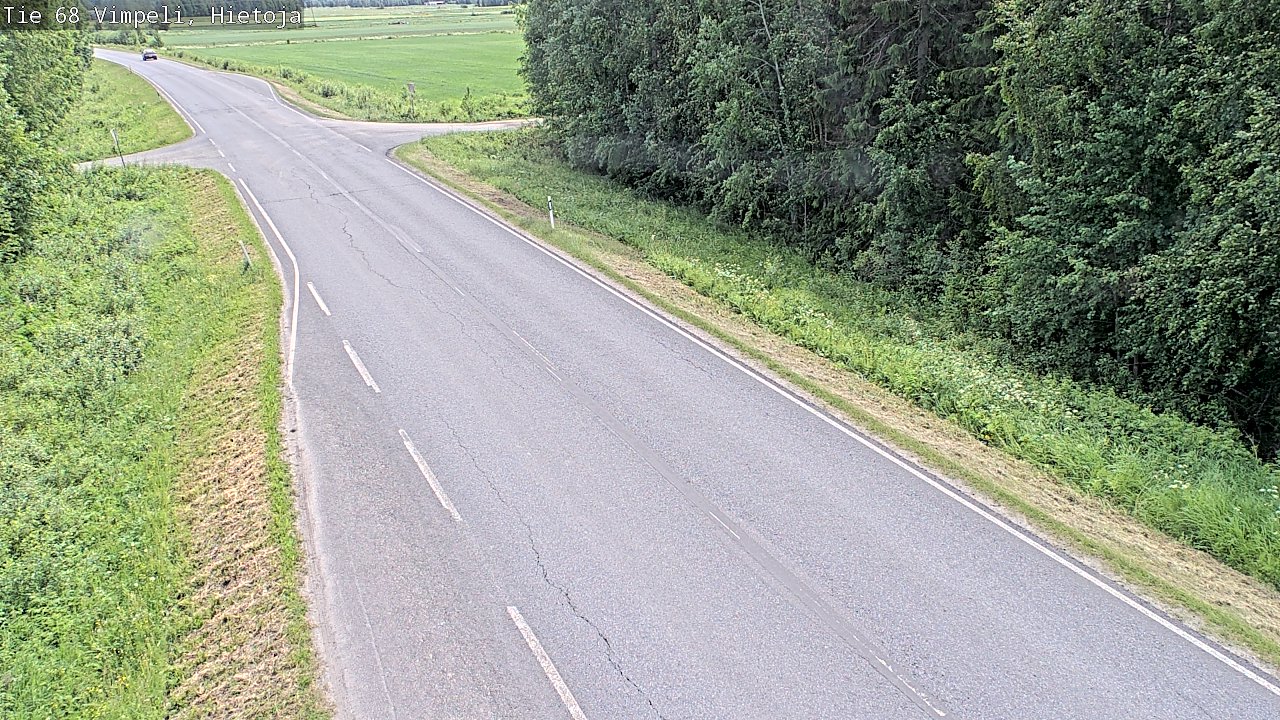 Weather Camera Image Road 68 Vimpeli, Hietoja, Vimpeli, Etelä-Pohjanmaa