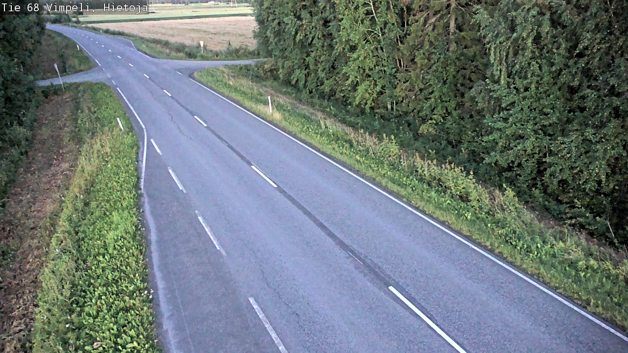 Weather Camera Image Väg 68 Vindala, Hietoja, Vimpeli, Etelä-Pohjanmaa
