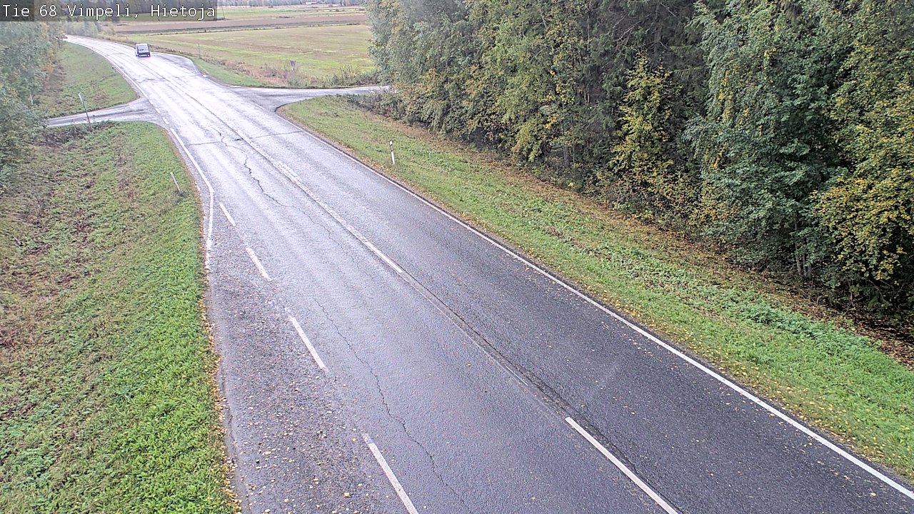 Weather Camera Image Road 68 Vimpeli, Hietoja, Vimpeli, Etelä-Pohjanmaa