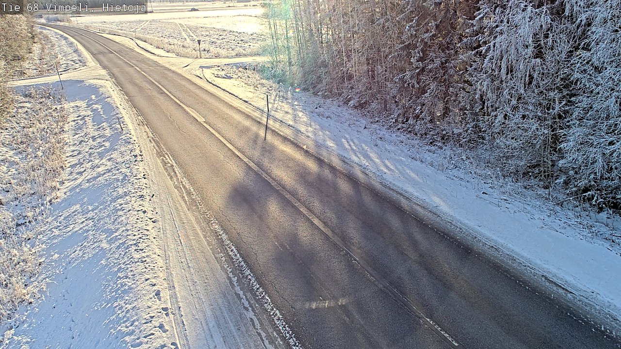 Weather Camera Image Road 68 Vimpeli, Hietoja, Vimpeli, Etelä-Pohjanmaa