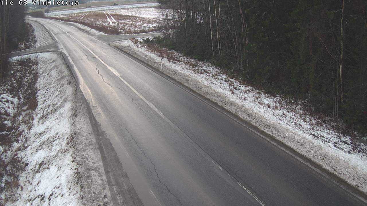 Weather Camera Image Road 68 Vimpeli, Hietoja, Vimpeli, Etelä-Pohjanmaa