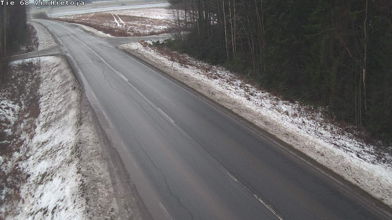 Weather Camera Image Road 68 Vimpeli, Hietoja, Vimpeli, Etelä-Pohjanmaa
