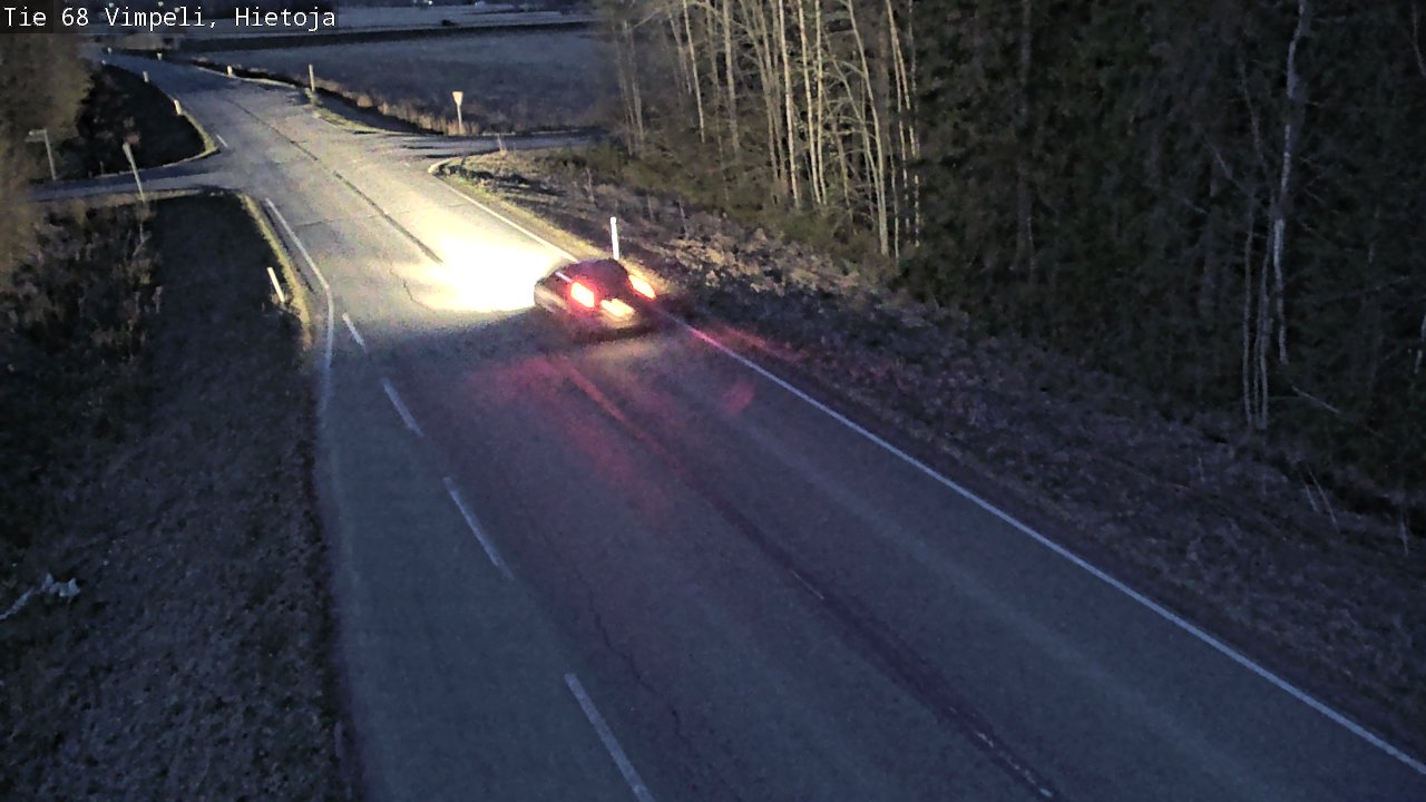 Weather Camera Image Road 68 Vimpeli, Hietoja, Vimpeli, Etelä-Pohjanmaa