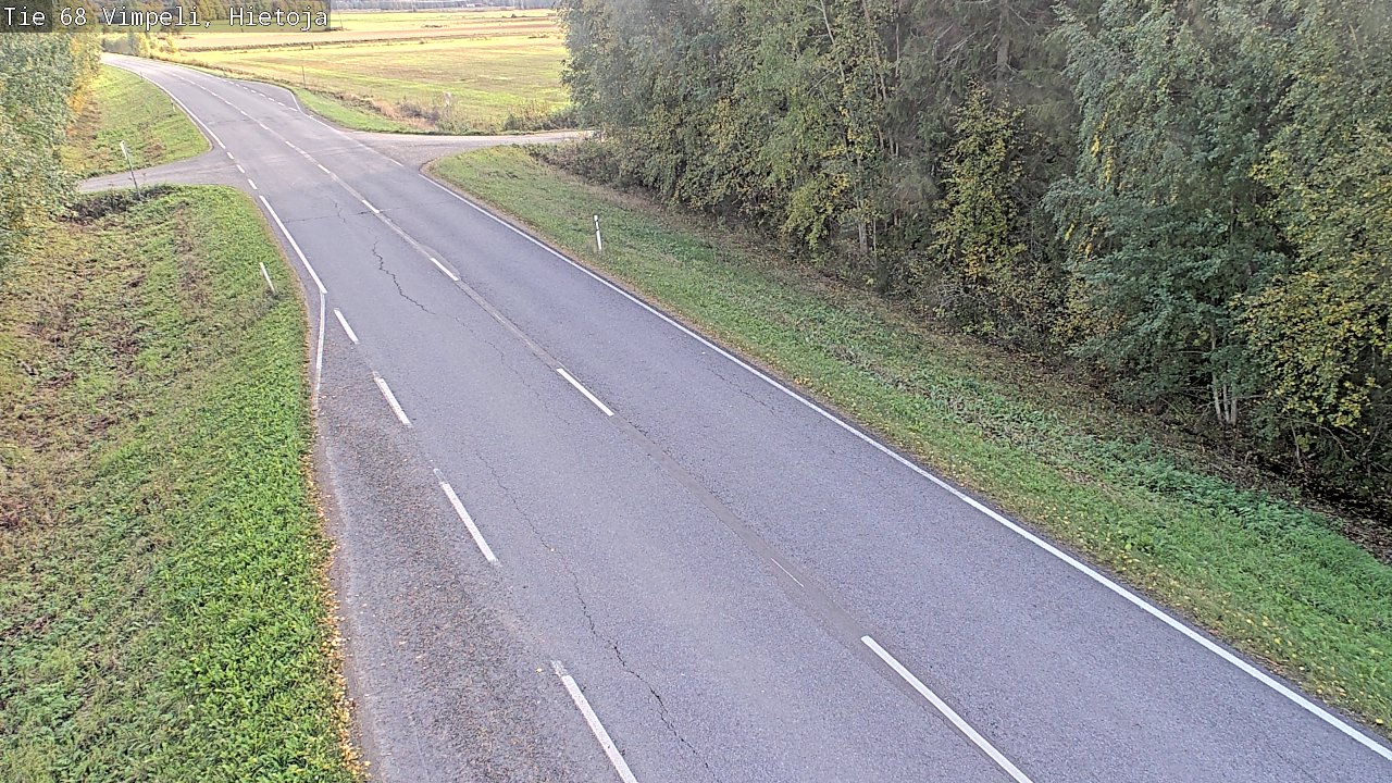 Weather Camera Image Road 68 Vimpeli, Hietoja, Vimpeli, Etelä-Pohjanmaa