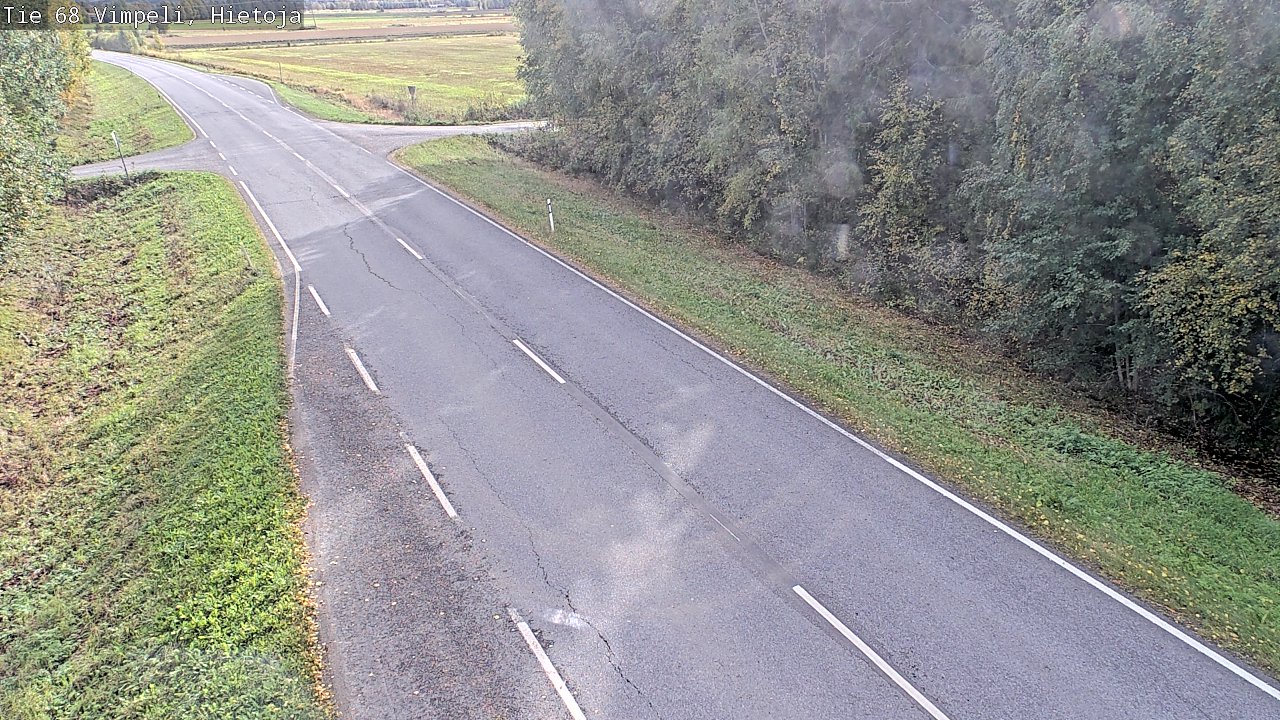 Weather Camera Image Road 68 Vimpeli, Hietoja, Vimpeli, Etelä-Pohjanmaa