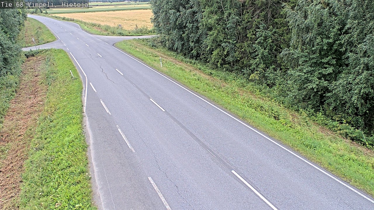 Weather Camera Image Väg 68 Vindala, Hietoja, Vimpeli, Etelä-Pohjanmaa