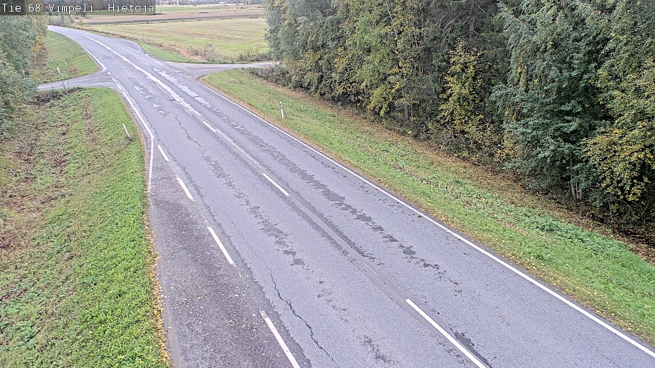 Weather Camera Image Road 68 Vimpeli, Hietoja, Vimpeli, Etelä-Pohjanmaa