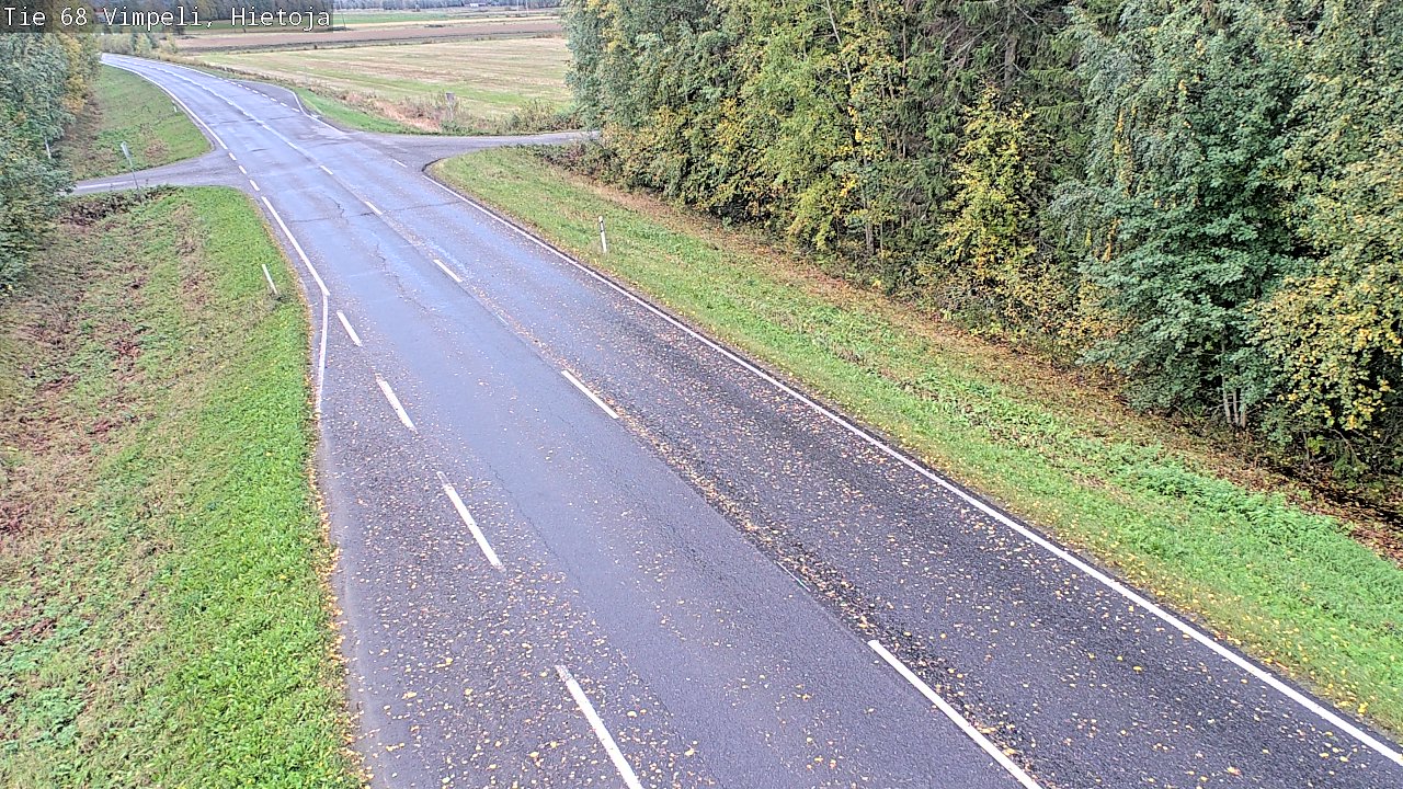 Weather Camera Image Road 68 Vimpeli, Hietoja, Vimpeli, Etelä-Pohjanmaa