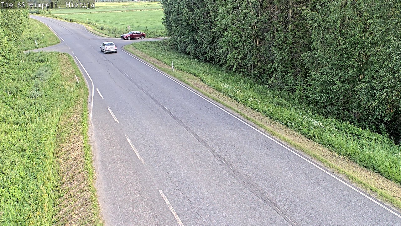 Weather Camera Image Road 68 Vimpeli, Hietoja, Vimpeli, Etelä-Pohjanmaa