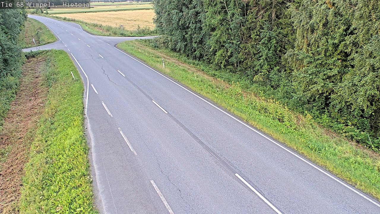 Weather Camera Image Väg 68 Vindala, Hietoja, Vimpeli, Etelä-Pohjanmaa