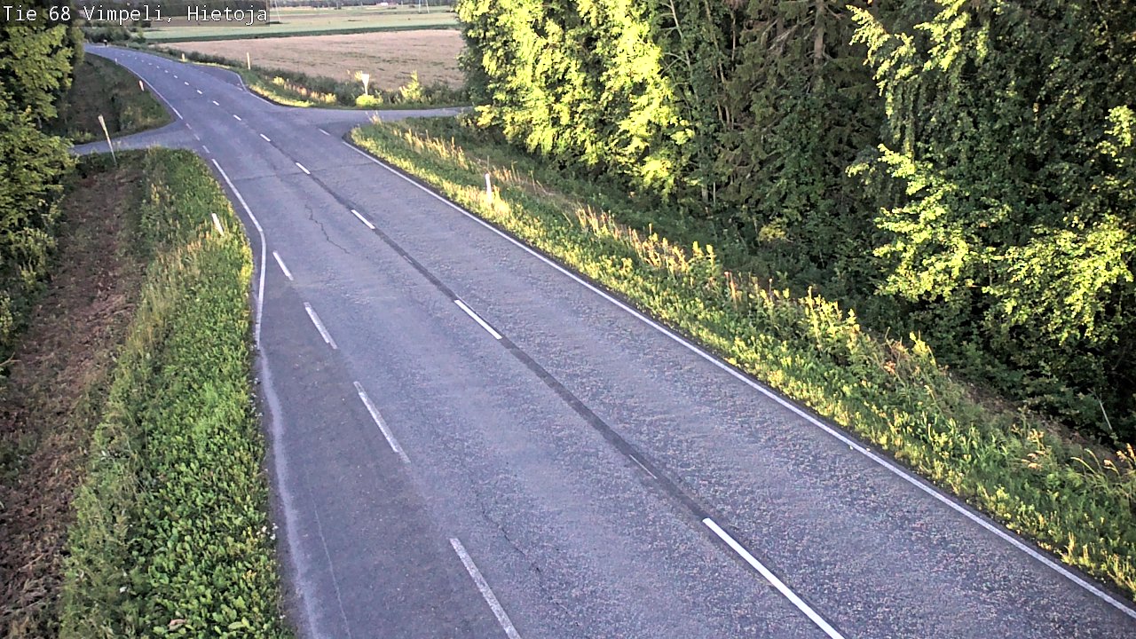 Weather Camera Image Väg 68 Vindala, Hietoja, Vimpeli, Etelä-Pohjanmaa
