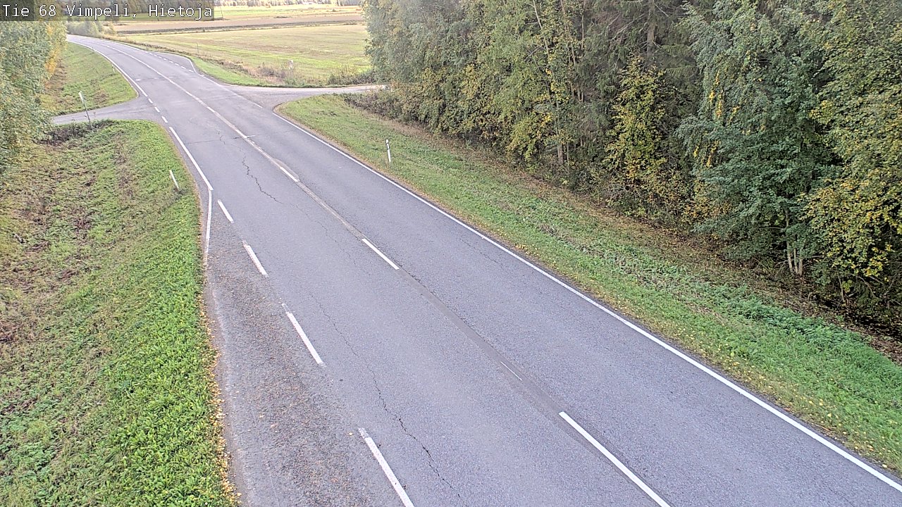 Weather Camera Image Road 68 Vimpeli, Hietoja, Vimpeli, Etelä-Pohjanmaa