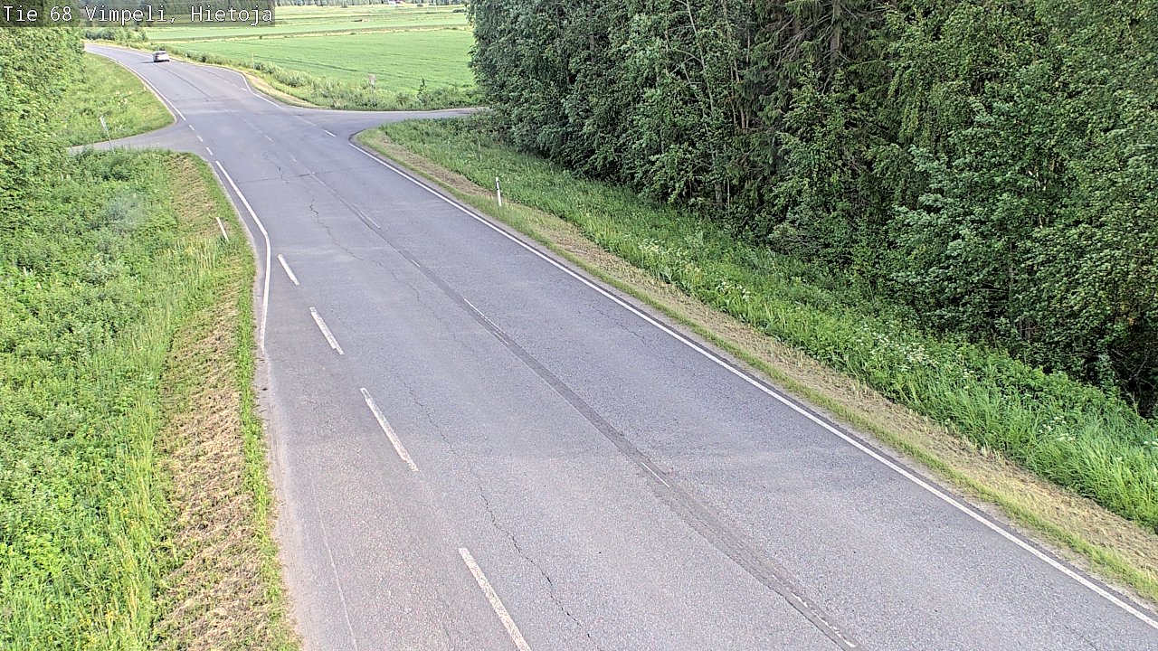 Weather Camera Image Road 68 Vimpeli, Hietoja, Vimpeli, Etelä-Pohjanmaa
