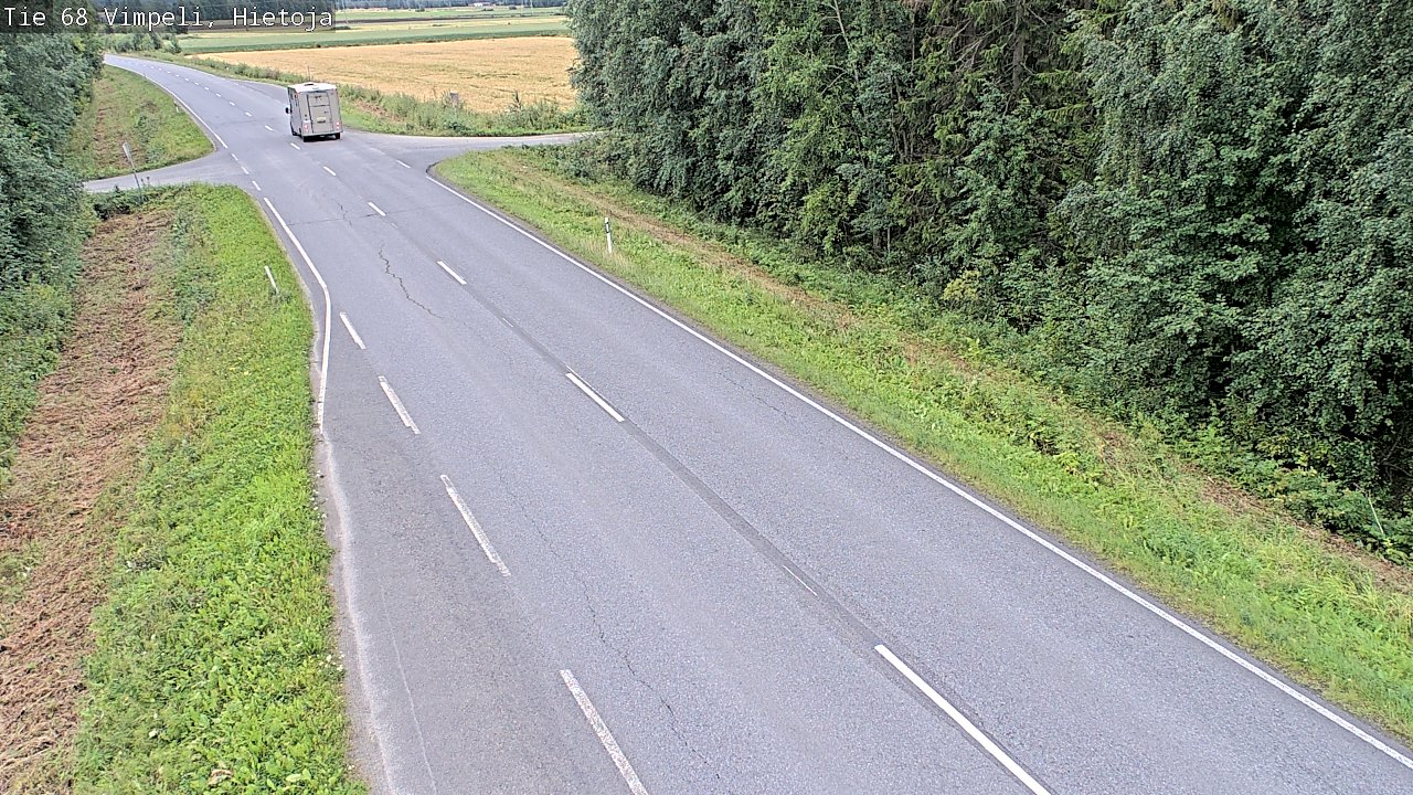 Weather Camera Image Väg 68 Vindala, Hietoja, Vimpeli, Etelä-Pohjanmaa