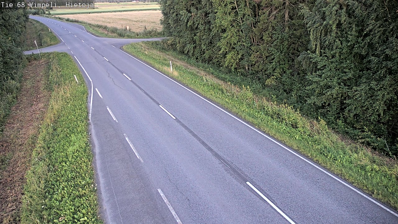 Weather Camera Image Väg 68 Vindala, Hietoja, Vimpeli, Etelä-Pohjanmaa