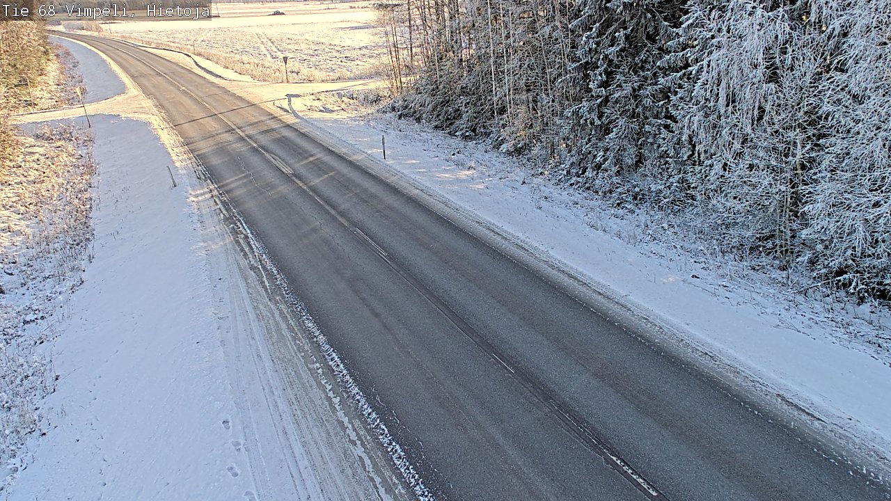 Weather Camera Image Road 68 Vimpeli, Hietoja, Vimpeli, Etelä-Pohjanmaa